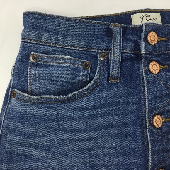 J. Crew Button-Front Denim Skirt - Picture 5 of 14